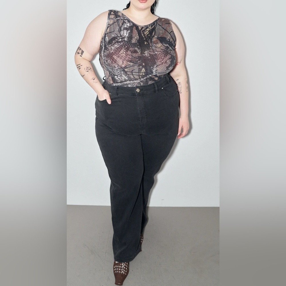 Fashion Brand Company Nap Jeans in Black in Size XL Extra Big Butt Straight EUC
